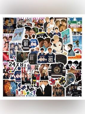 60pcs Heated Rivalry Sticker Pack